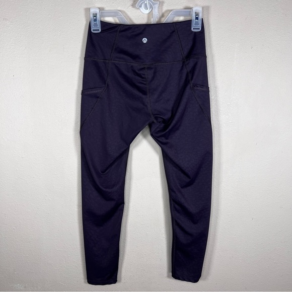 SIZE XS PURPLE ATHLETIC ACTIVEWEAR STRETCH PULL ON POCKETS YOGA - Picture 2 of 11